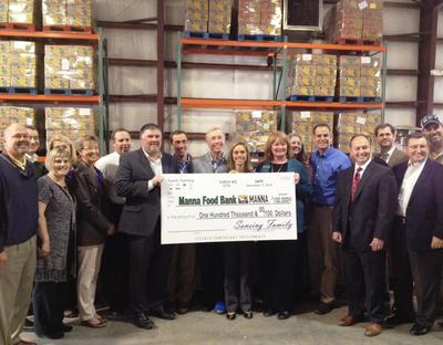 Manna Food Pantries Gets 100 000 Gift From Sansing Auto Group Wuwf