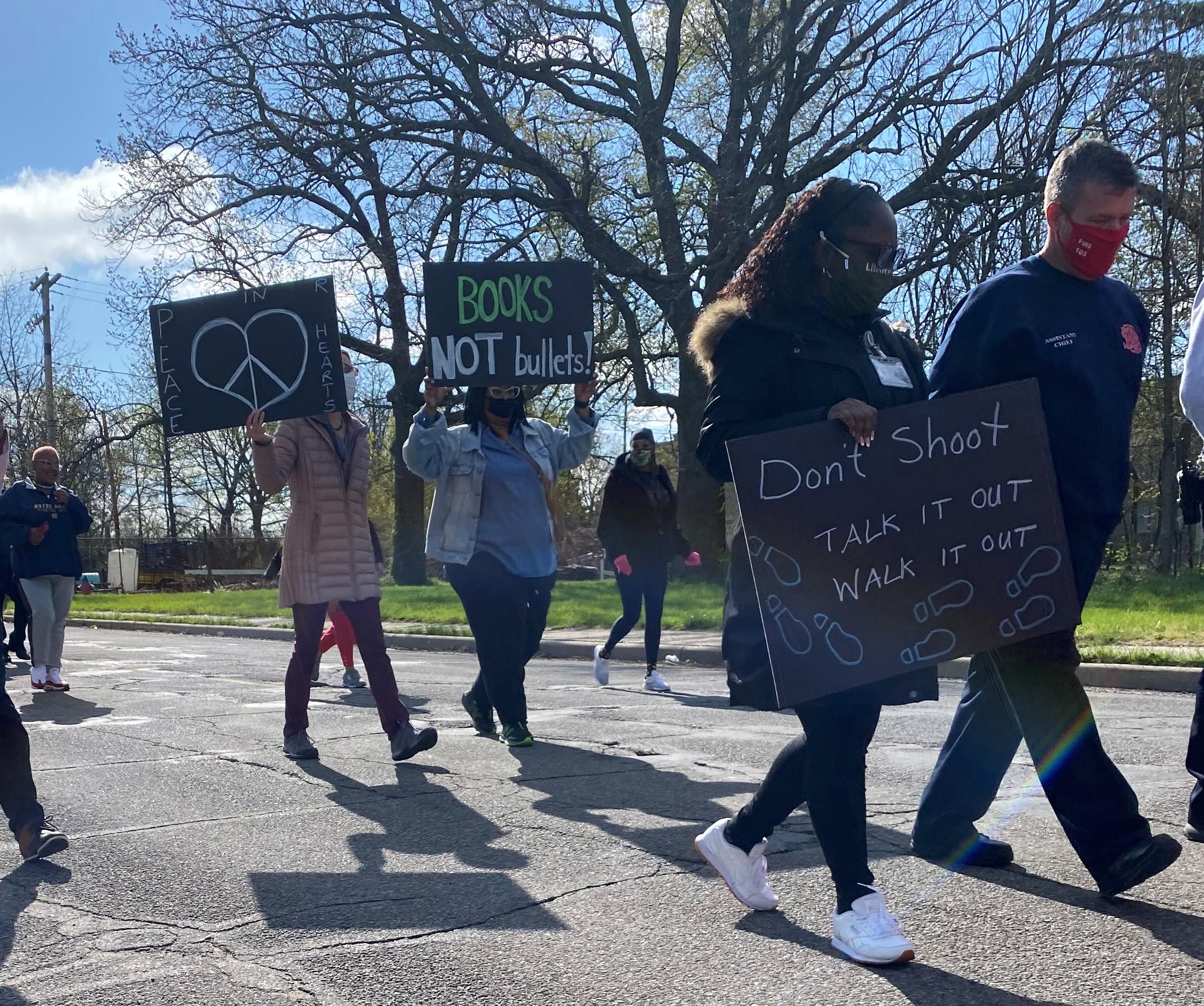 Community And City Leaders March Against Gun Violence in South Bend WVPE