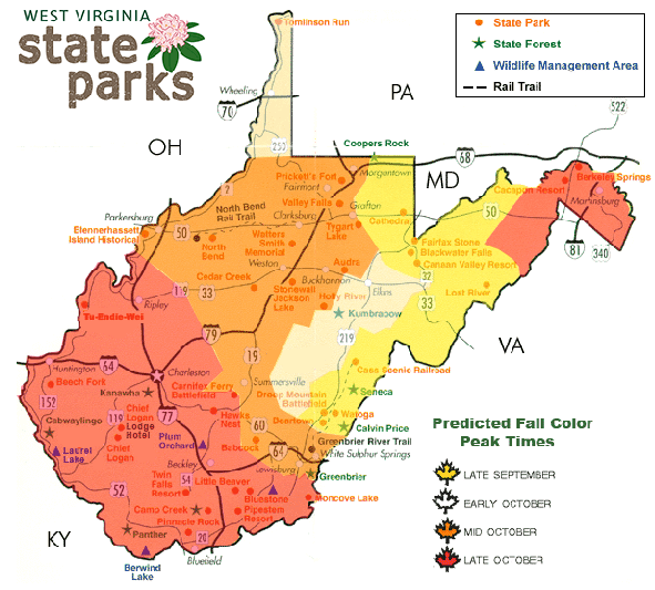 West Virginia Division of Forestry Foliage Reports Canceled | West ...