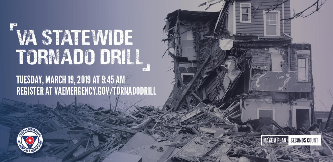 Statewide Tornado Drill Helps Virginians Prepare for Real Emergencies