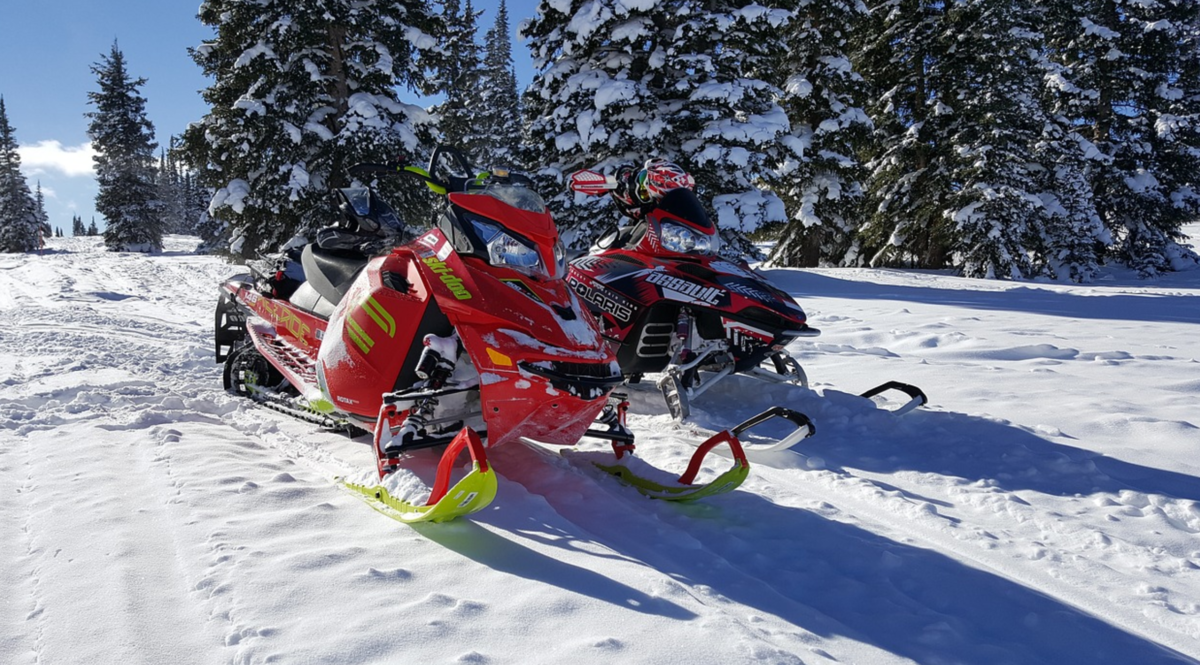 Vilas County Trails Close Friday - Snowmobile Pic
