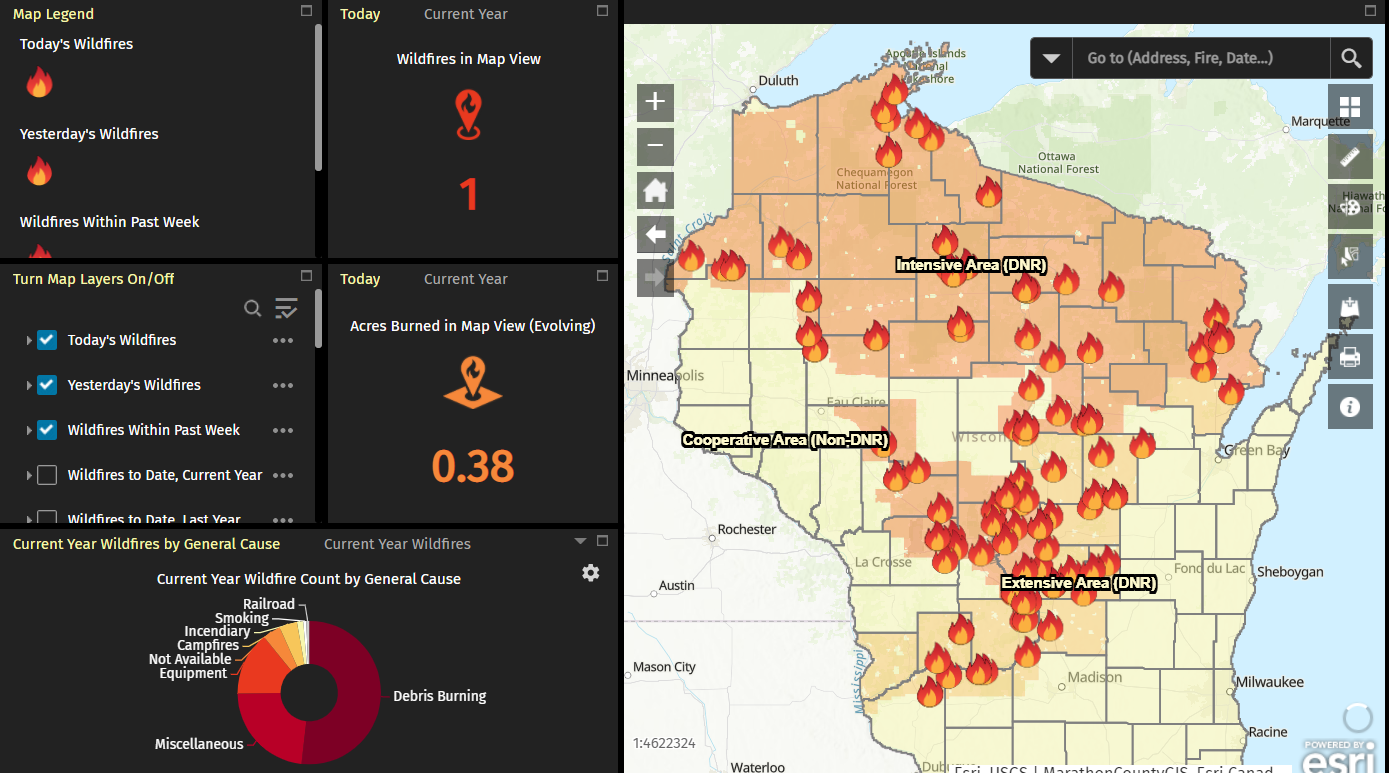 Wisconsin Wildfires 2025 - Wilie Julianna