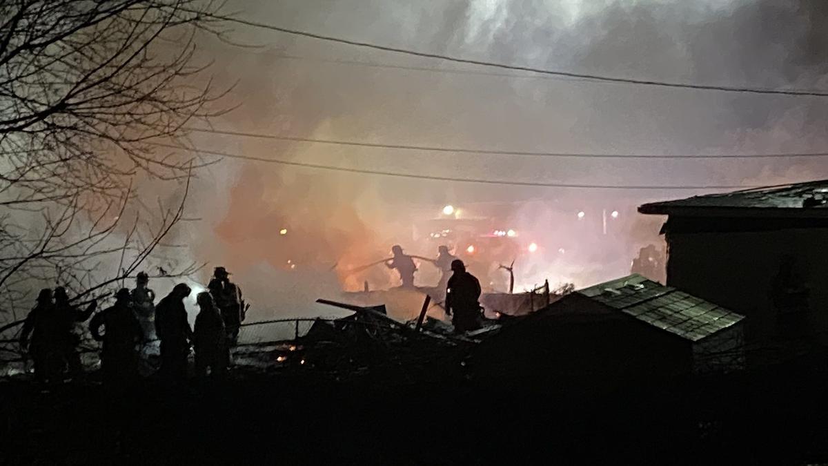 Massive fire following house explosion in Gates WXXI News