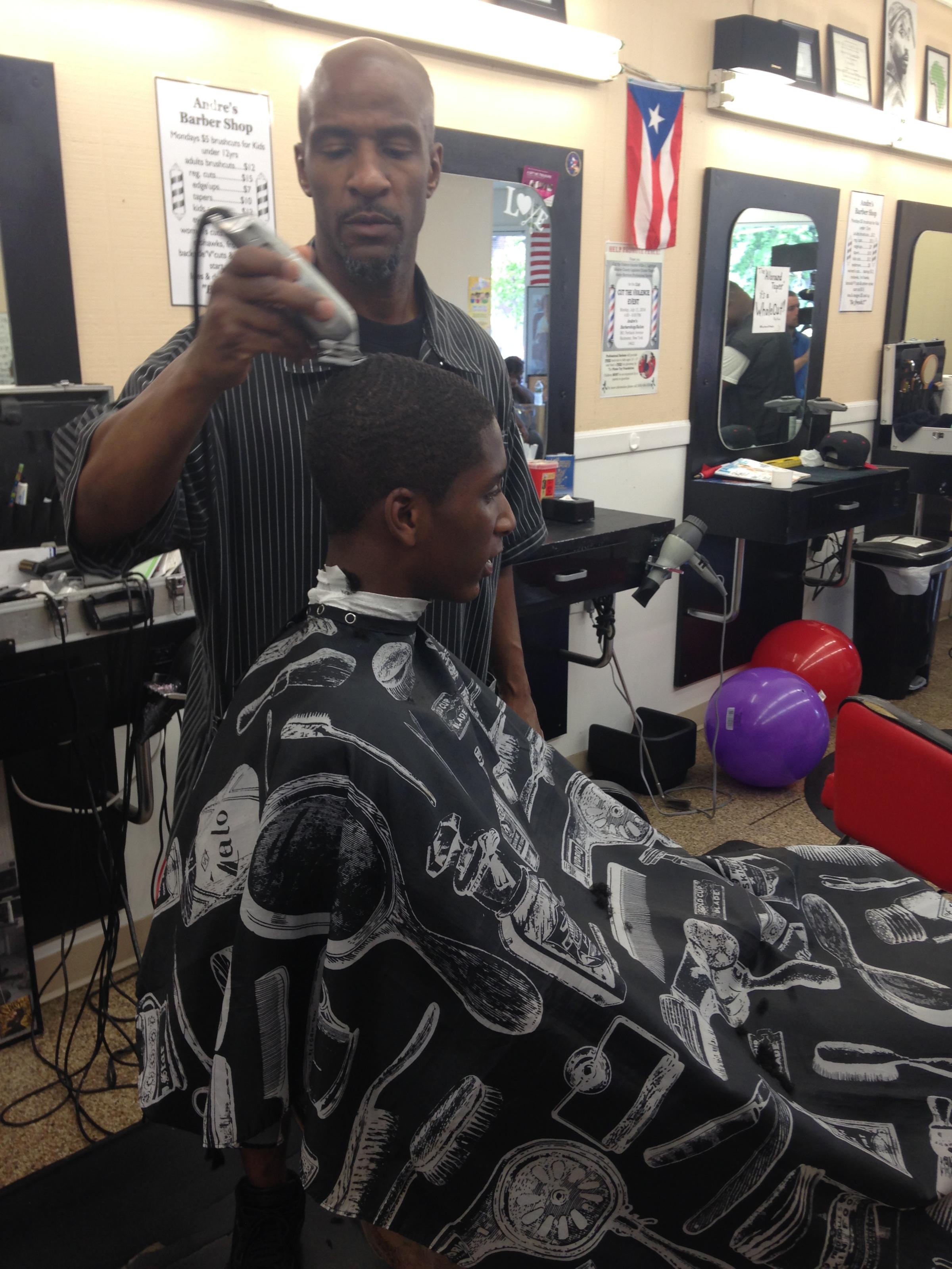 Barbers Give Free Haircuts In Exchange For Peace Wxxi News