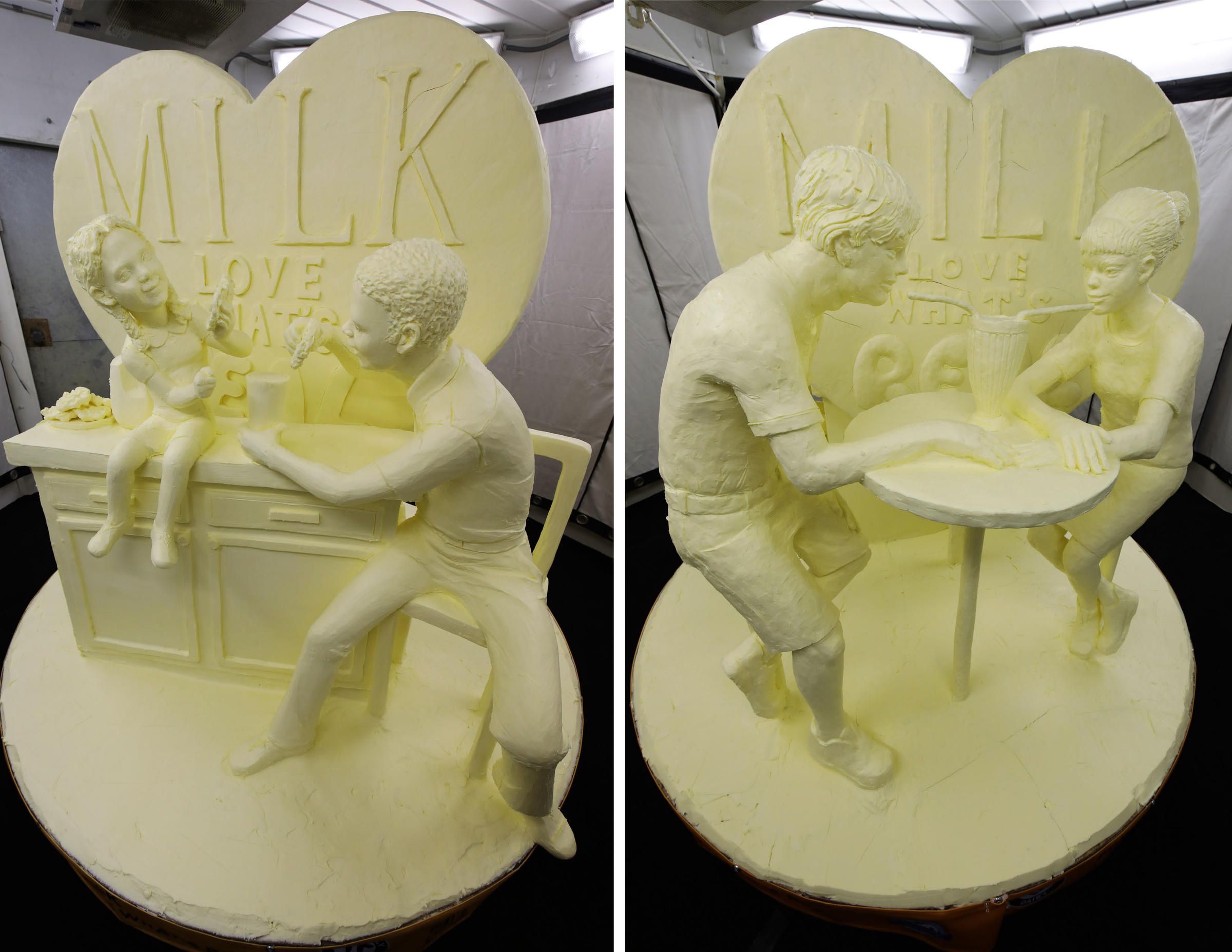 State Fair butter sculpture finds new use at Genesee County farm WXXI